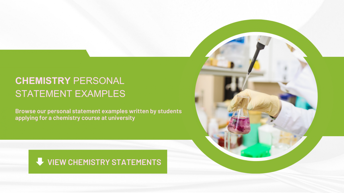 chemistry personal statement student room